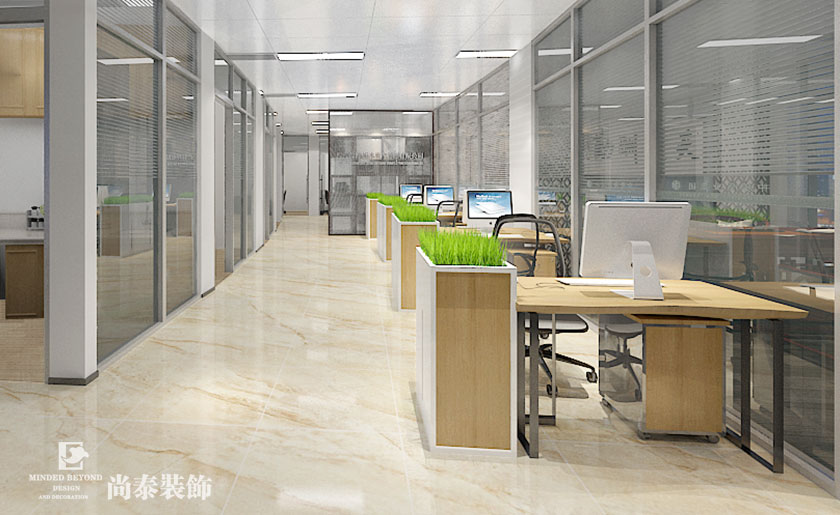500平米金融公司办公室装修 | 联准国际金融
