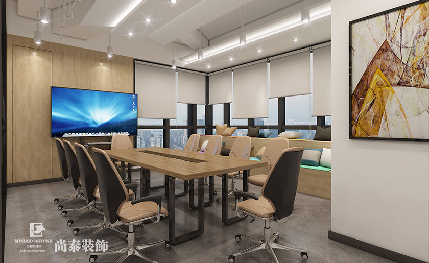 200平米贸易公司办公室装修设计 | 宝袋贸易科技