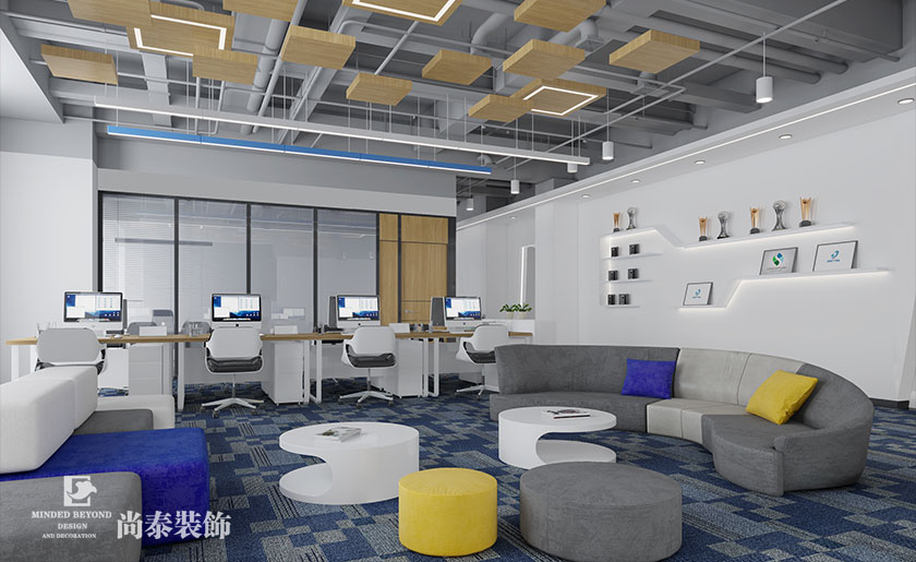 600㎡创新科技公司办公室装修设计 | 欧菲智联