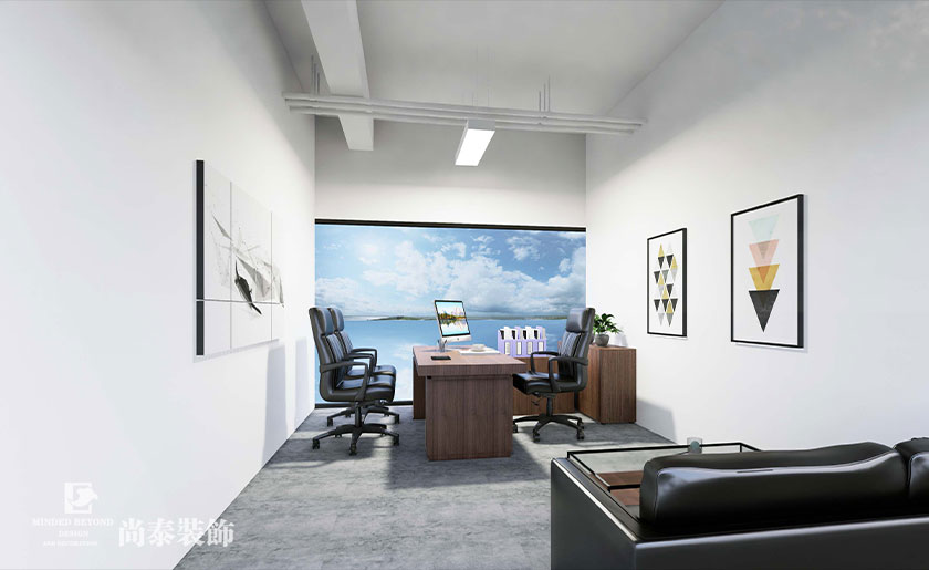 500平米广告公司办公室装修设计 | 风神广告