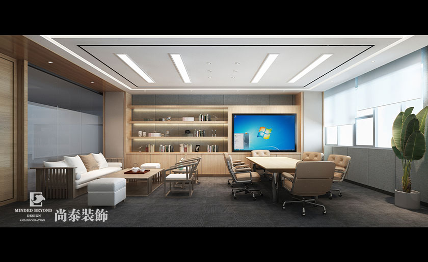 2000平米智能家电科技办公室装修 | 智意科技