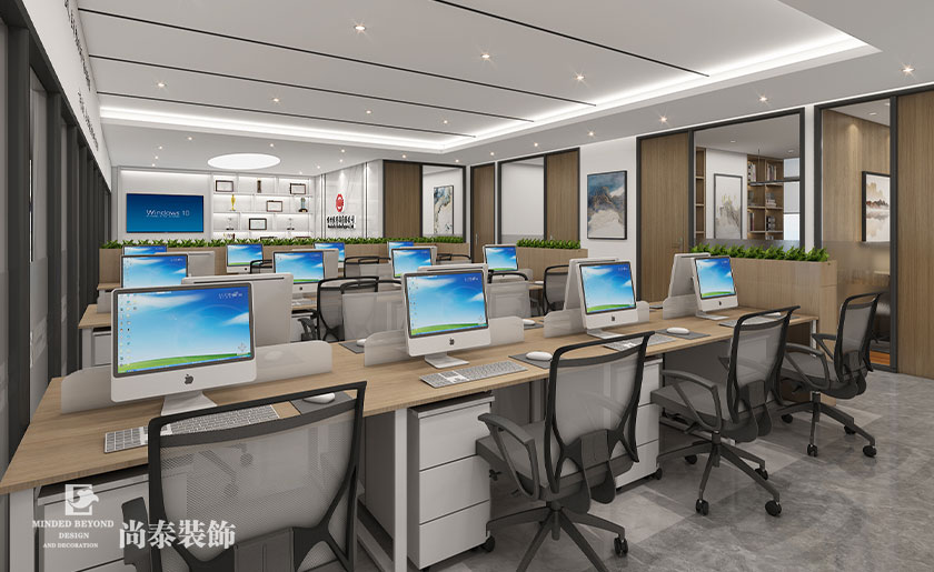 200平米深圳自动化公司办公室装修 | 保金佳科技
