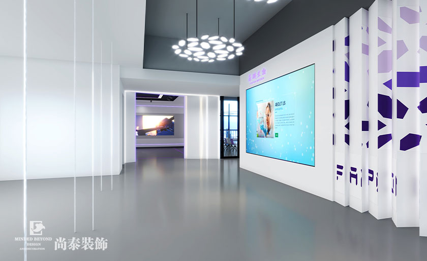3000平米知名生物技术企业办公室设计装修 | 菲鹏生物