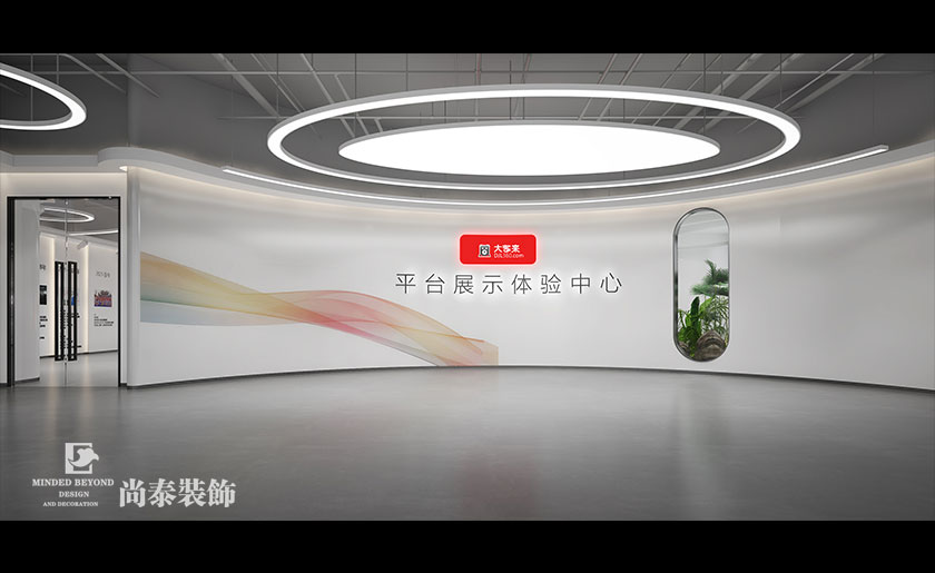 深圳科技公司800平展厅设计效果图
