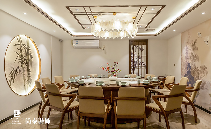 500平米私房菜深圳中餐厅装修实景案例 | 蟹咏虾海